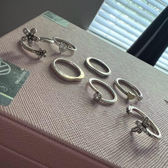 Pandora rings size 5,6,&7 - Picture 2 of 3